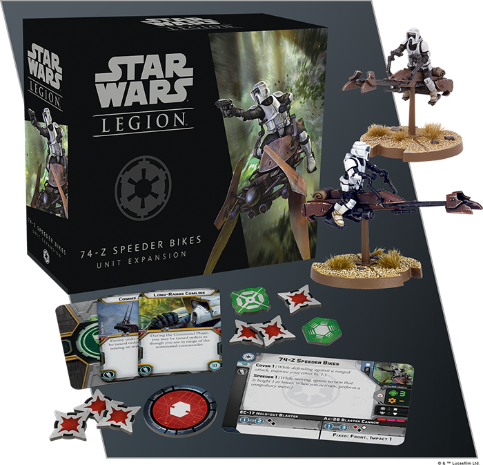 Star Wars : Legion - 74-Z Speeder Bikes Unit Expansion